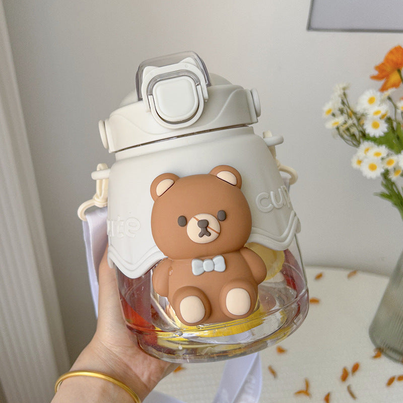 Large Capacity Children's Tea Kettle with Filter and Cup - 1.3L