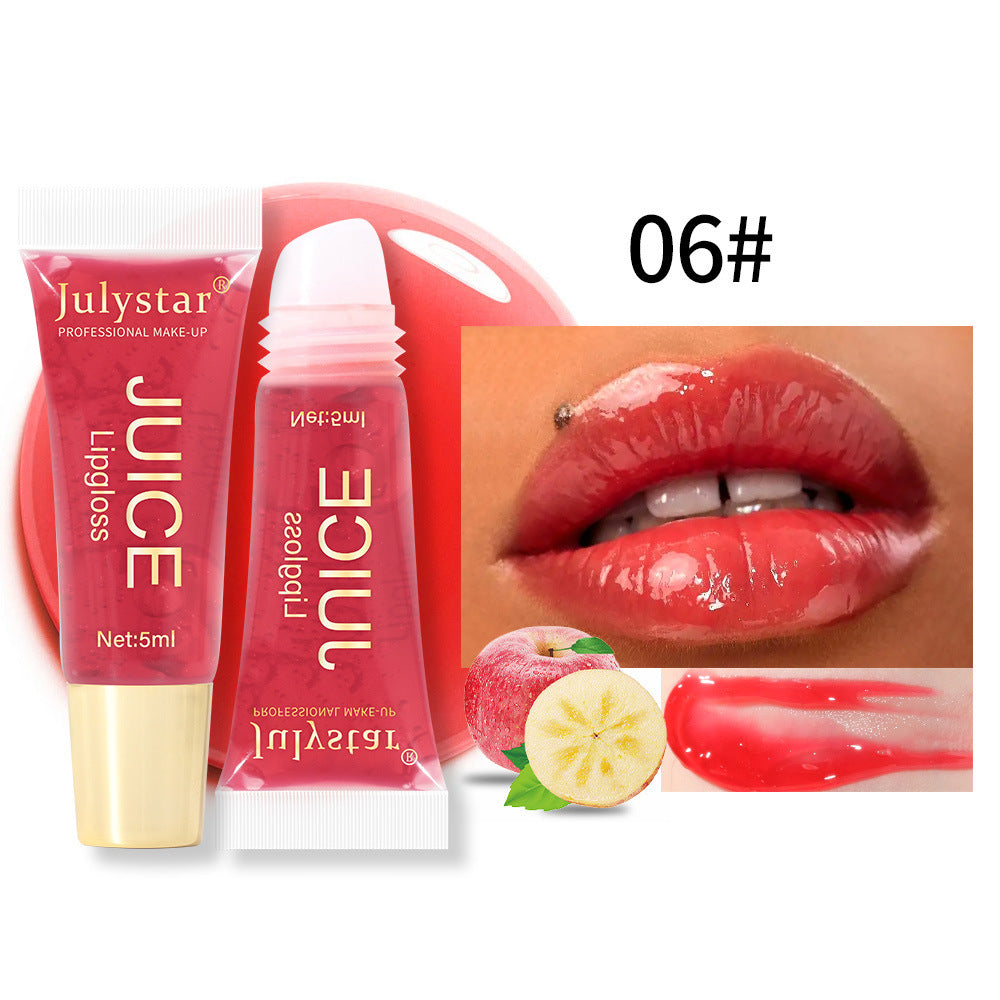 Moisturizing Fruit-Flavored Lip Oil - Plumping Water Gloss Makeup