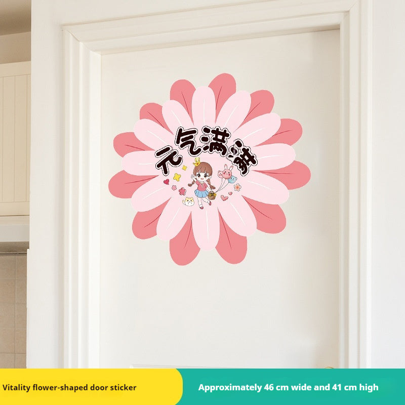 Children's Room Wall Sticker - Cartoon Anime Nursery Decor for Bedroom & Door