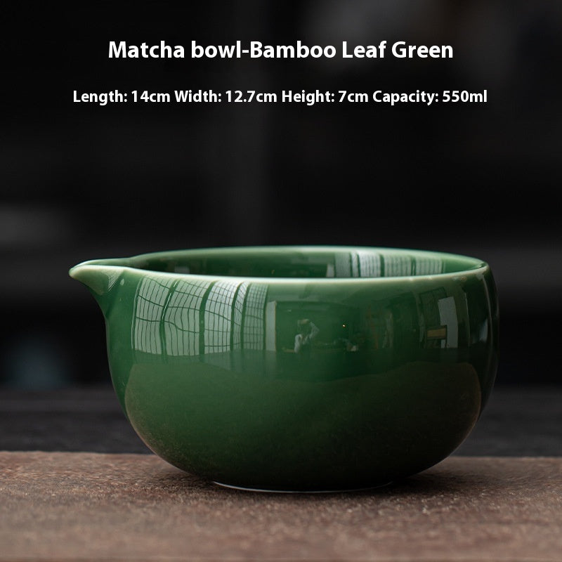 Japanese Tea Ceremony Set with Matcha Bowls & Whisks - Multiple Colors