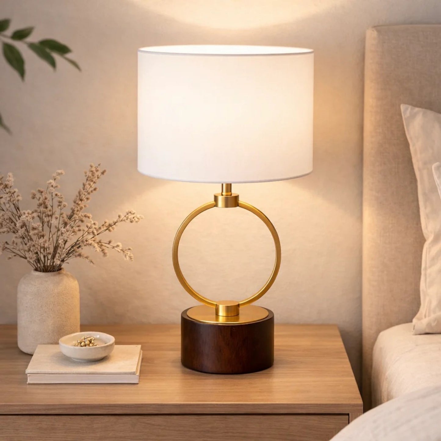 Bedroom Table Lamp Nordic Home Creative Romantic Warm Metal Study