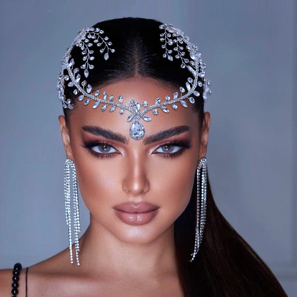 Bridal Tiara Rhinestone Wedding Hair Accessory