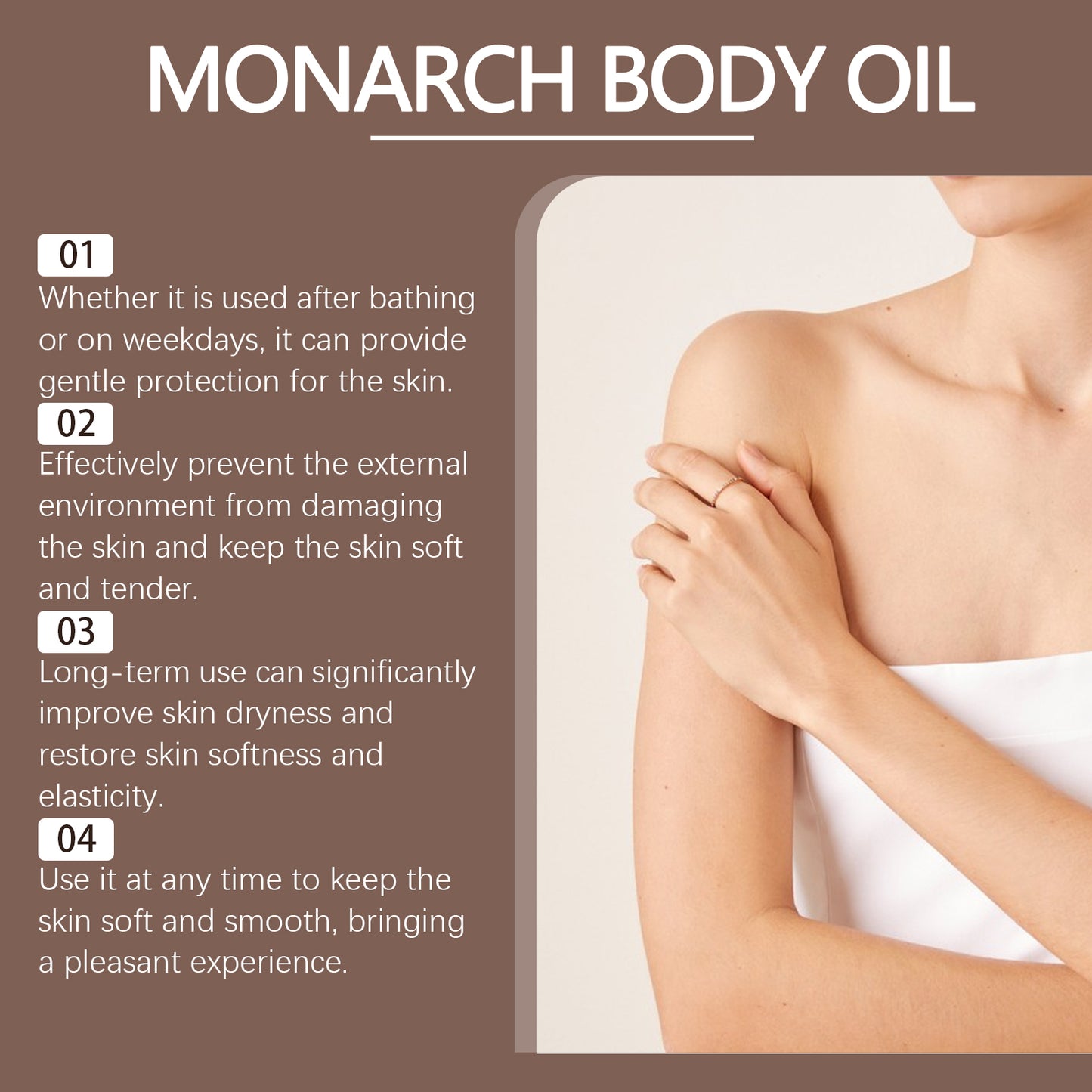 Hydrating Body Moisturizing Oil with Grapefruit and Lemon Extract - 100ml