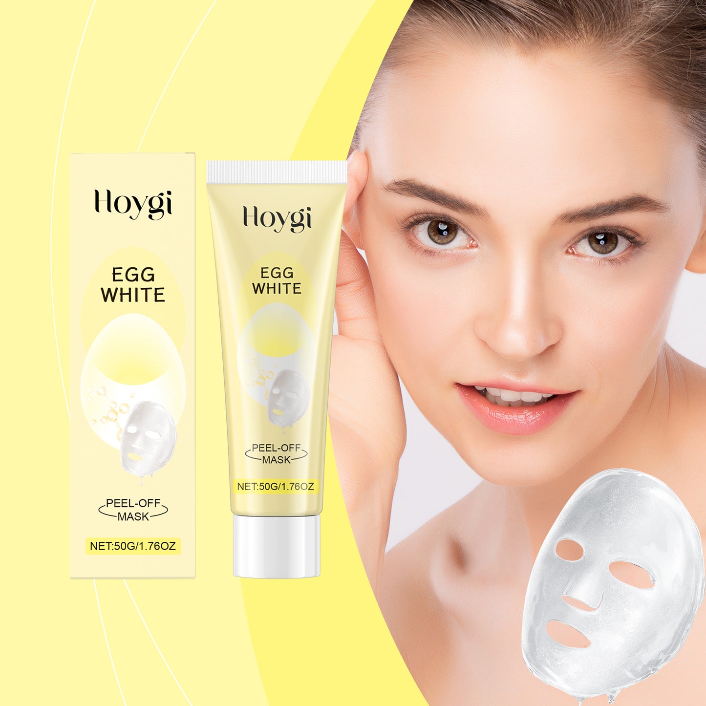 Collagen Peel-Off Facial Mask - Moisturizing and Brightening Skin Treatment