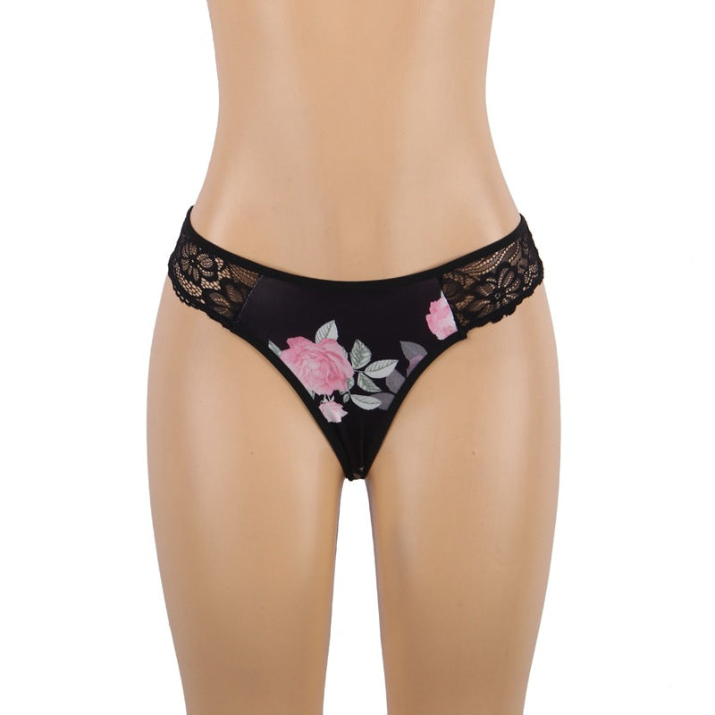 Plus Size Embroidery Lace Sleep Dress with Shorts - Pink & Black