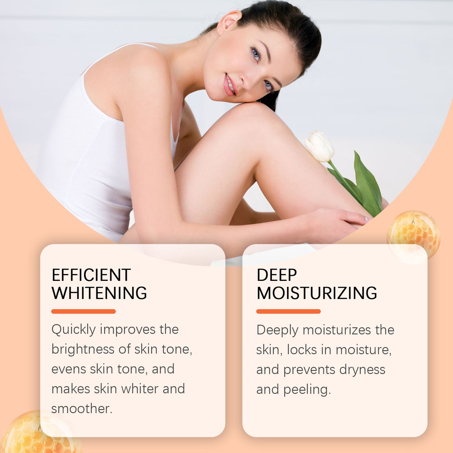 Brightening Body Cream with Collagen & Vitamin C - Moisturizing Skin Care