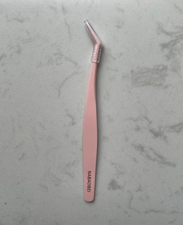 Non-Stick Teflon Lash Tweezers for Precision Eyelash Extension Application