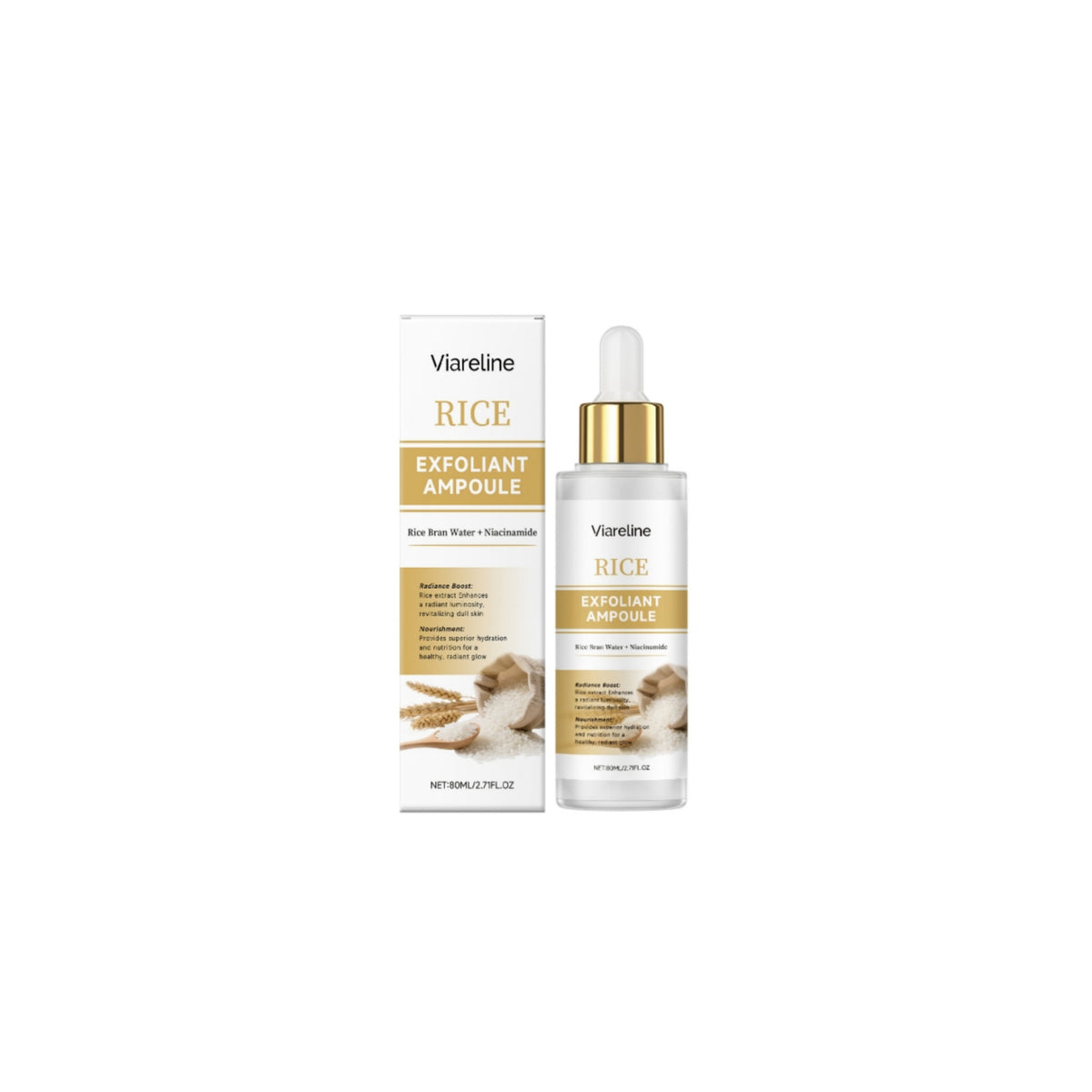 Rice Exfoliating Liquid - Hydrating Facial Skin Care 80ml