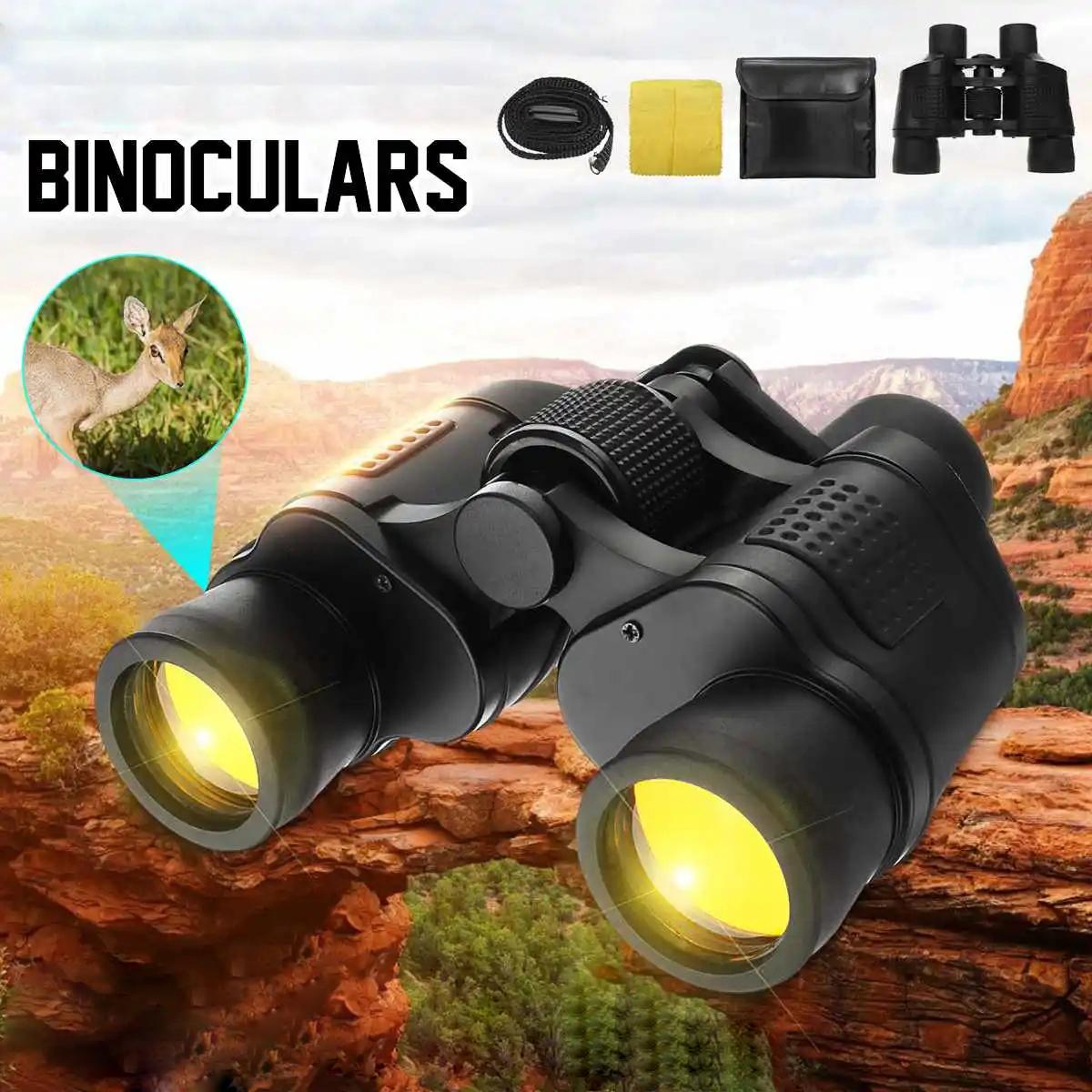 High-Power Binoculars for Bird Watching and Outdoor Sports - Black