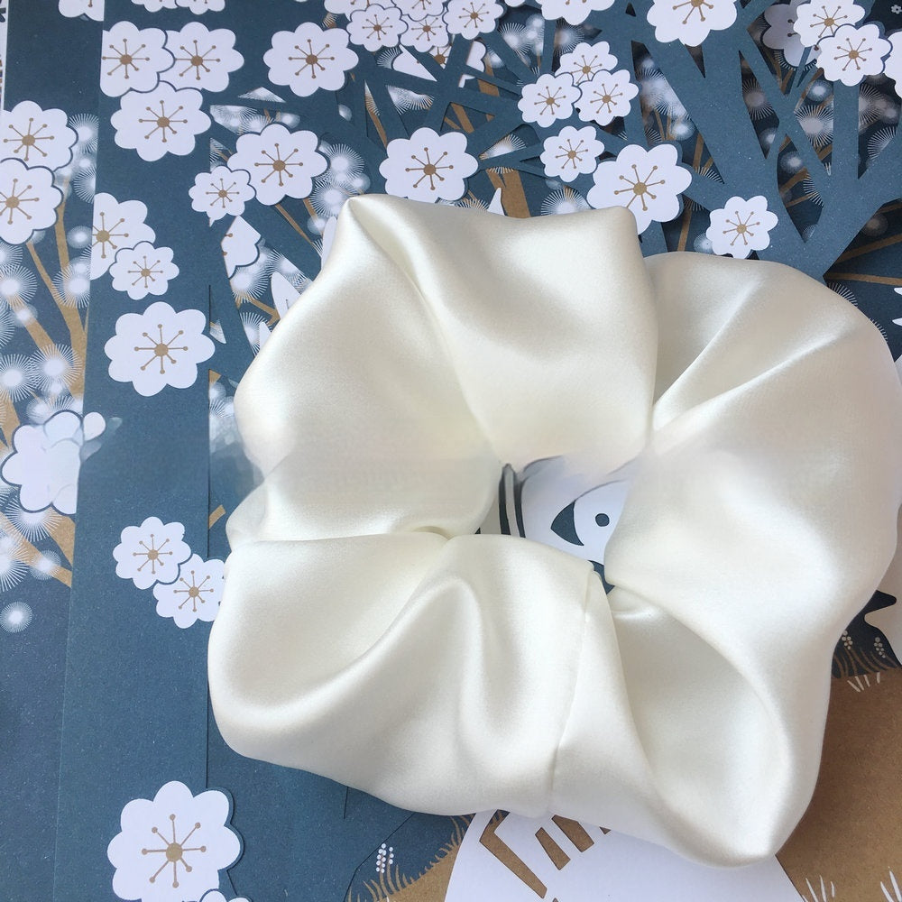 Silk Hair Ties - 100% Mulberry Silk, 6cm Wide