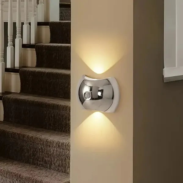 LED Modern Indoor Wall Light with Motion Sensor, 3 Color Modes, Rechargeable Magnetic Wall Sconce - 2 or 4 Pack