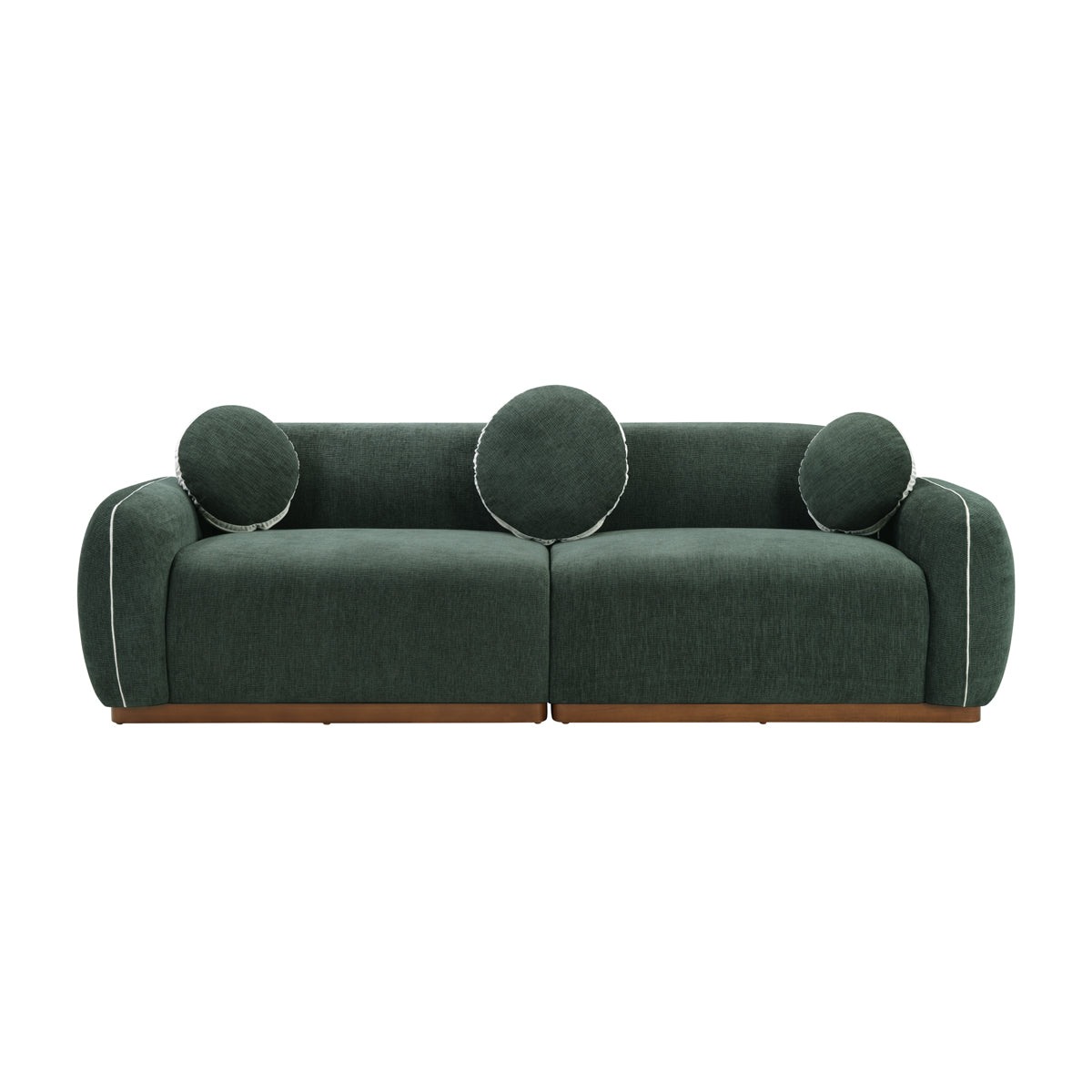 Modern Green Seater Sofa for Apartment Lounging & Gatherings