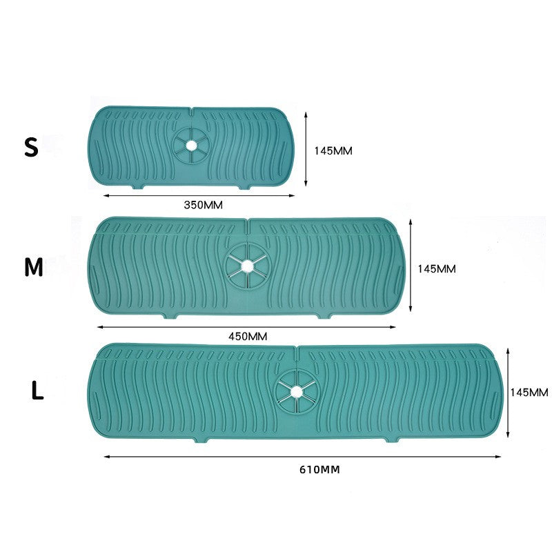 High-Temperature Resistant Silicone Drain Pad for Faucet Protection