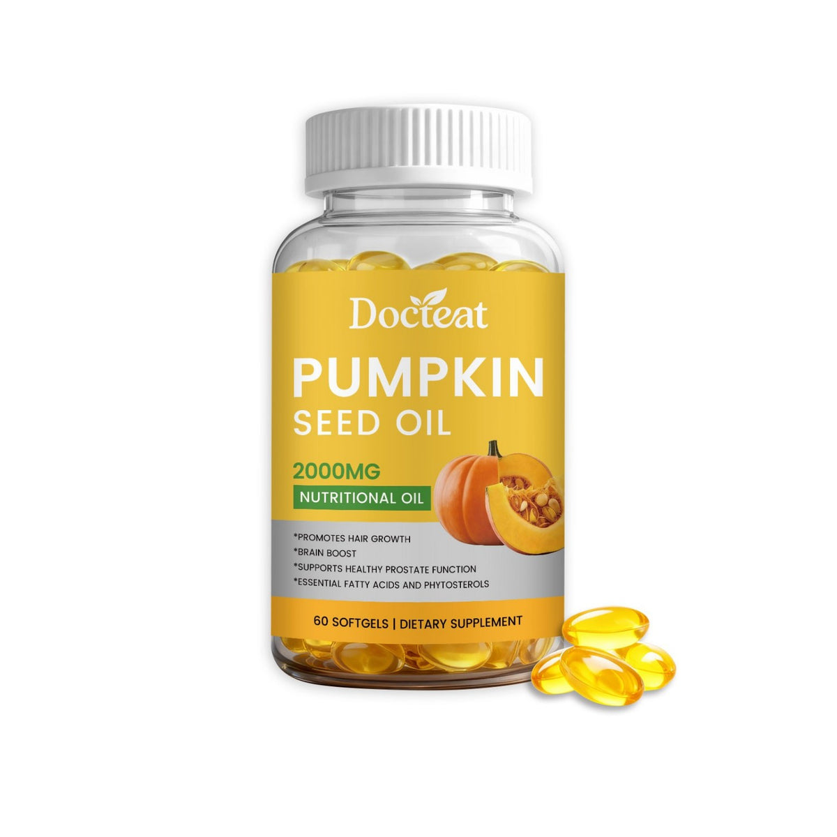Pumpkin Seed Extract Softgels - 60 Capsules