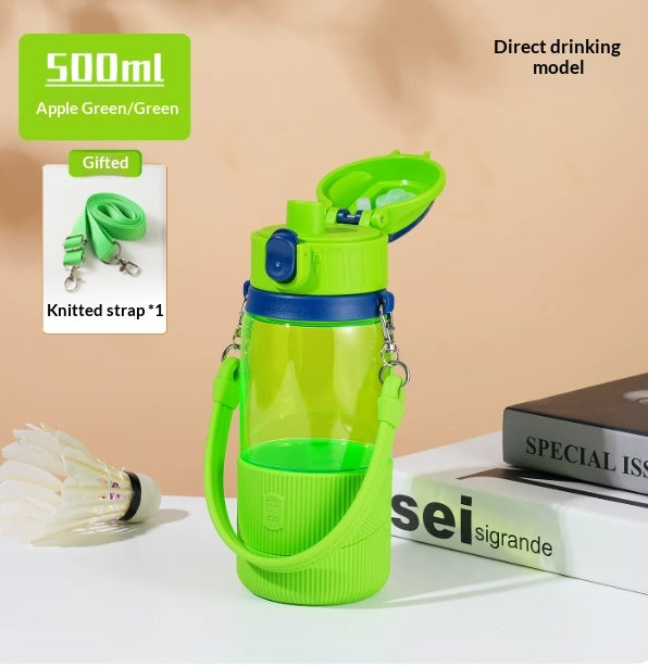 High Temperature Resistant Tritan Sports Water Bottle with Spout, 500ml & 700ml