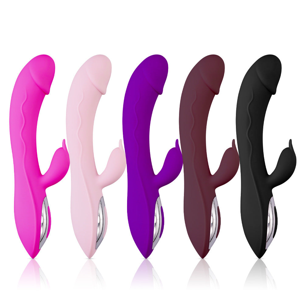 G-Spot Vibration Female Massage Device - Manual Silicone Adult Wellness