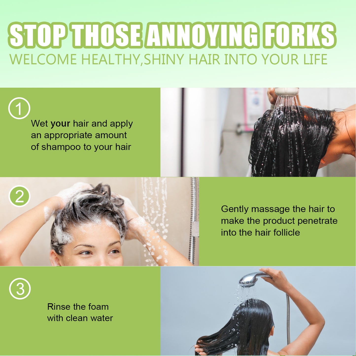 Rosemary Mint Hair Growth Shampoo - Strengthening & Repairing Formula