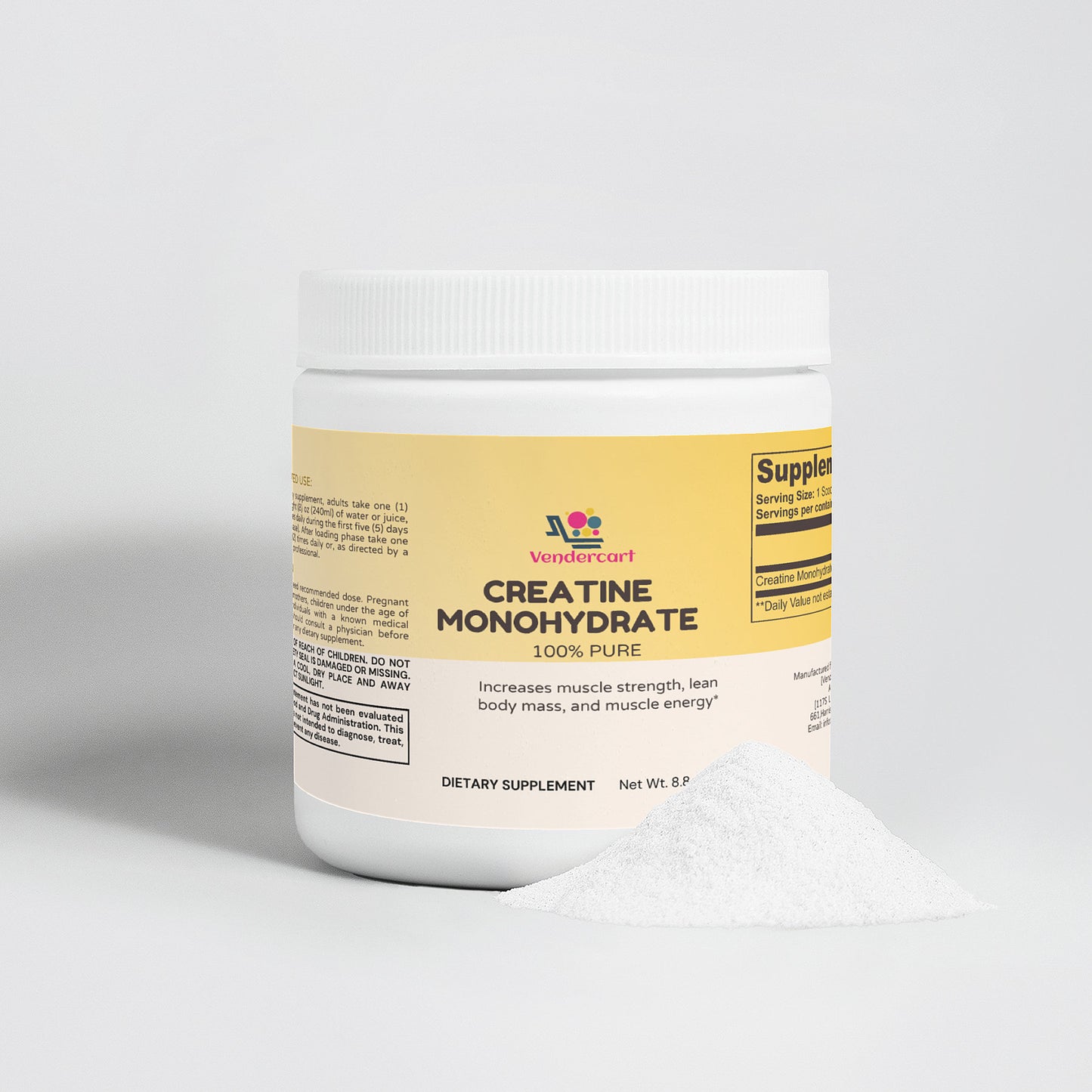 Creatine Monohydrate Supplement for Muscle Growth and Performance