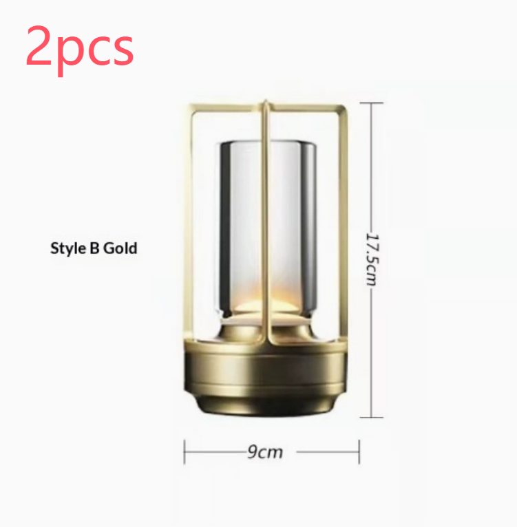Portable Touch Control LED Night Light with 5000mAh Battery for Bedroom Camping & Home