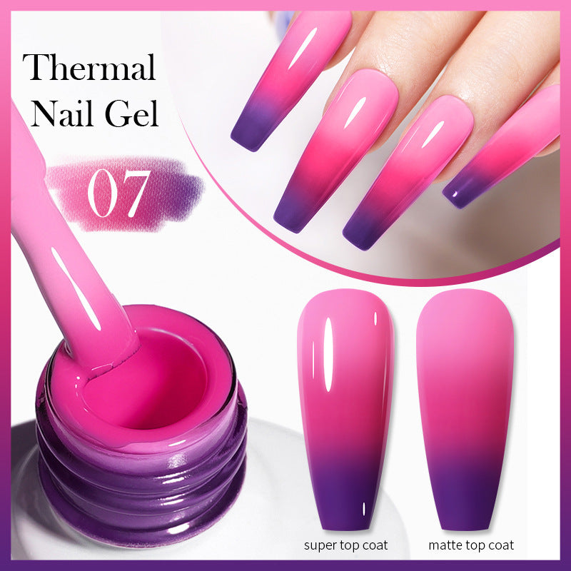Color Changing UV Nail Polish Kit with Gradient Effects - Multiple Colors