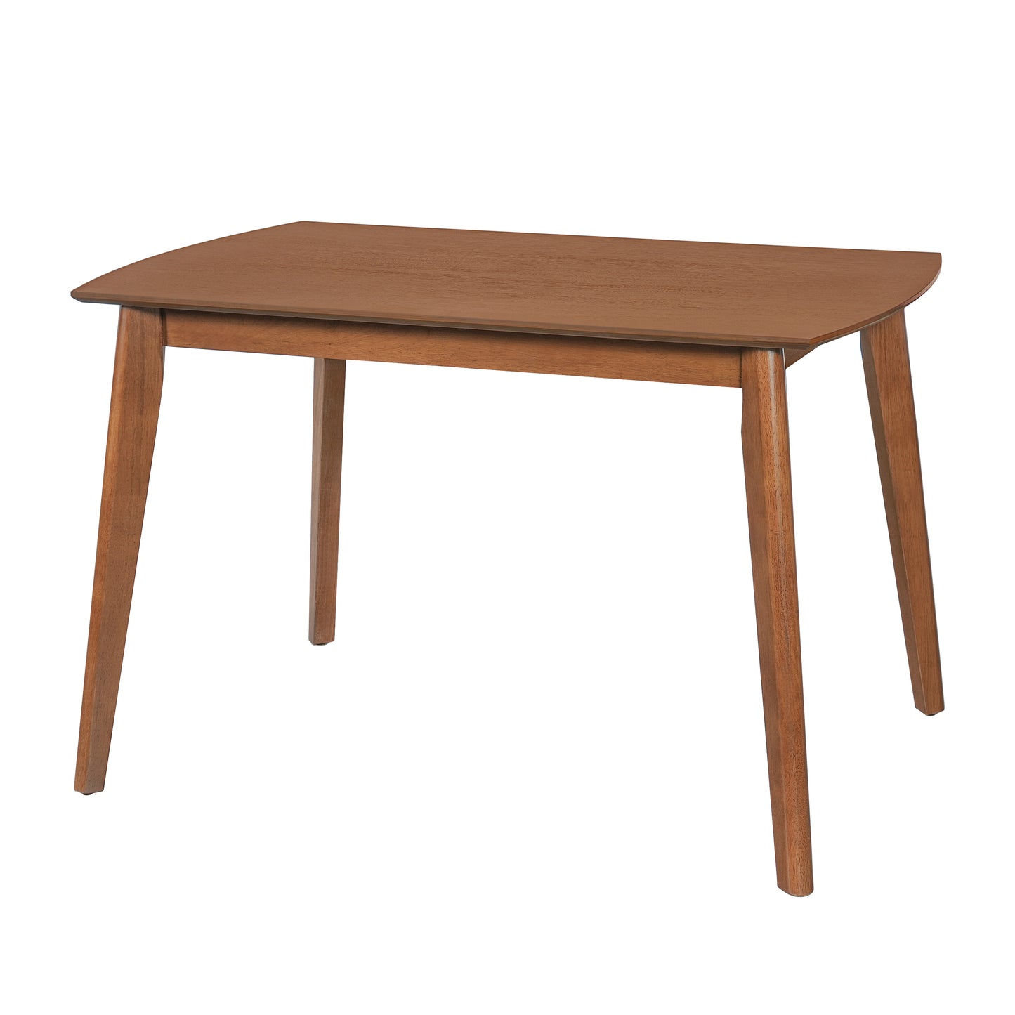 Farmhouse Dining Table Set for 4 with Upholstered Chairs - Brown & Gray