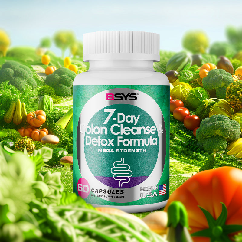 7-Day Colon Cleanse and Detox Supplement - 60 Capsules