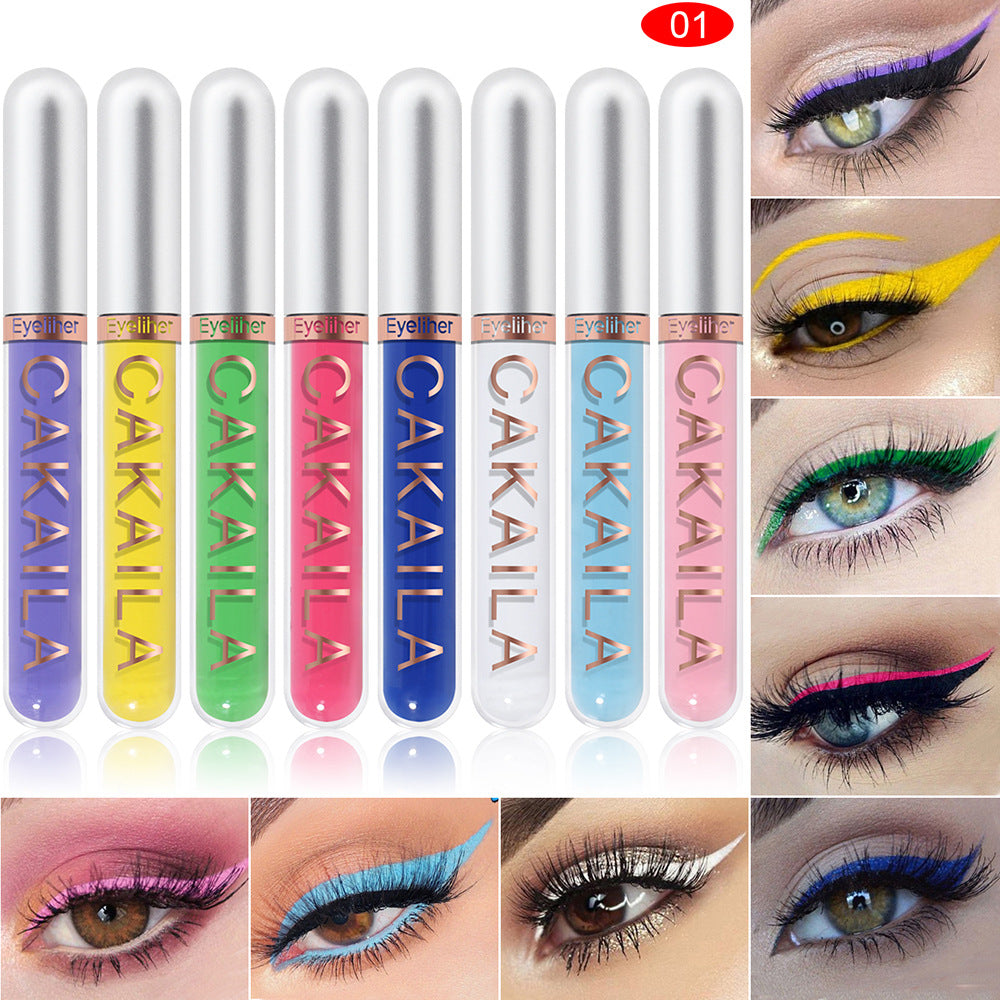 Liquid Eyeliner Set 8 Colors - Waterproof & Long-Lasting Eye Makeup Kit