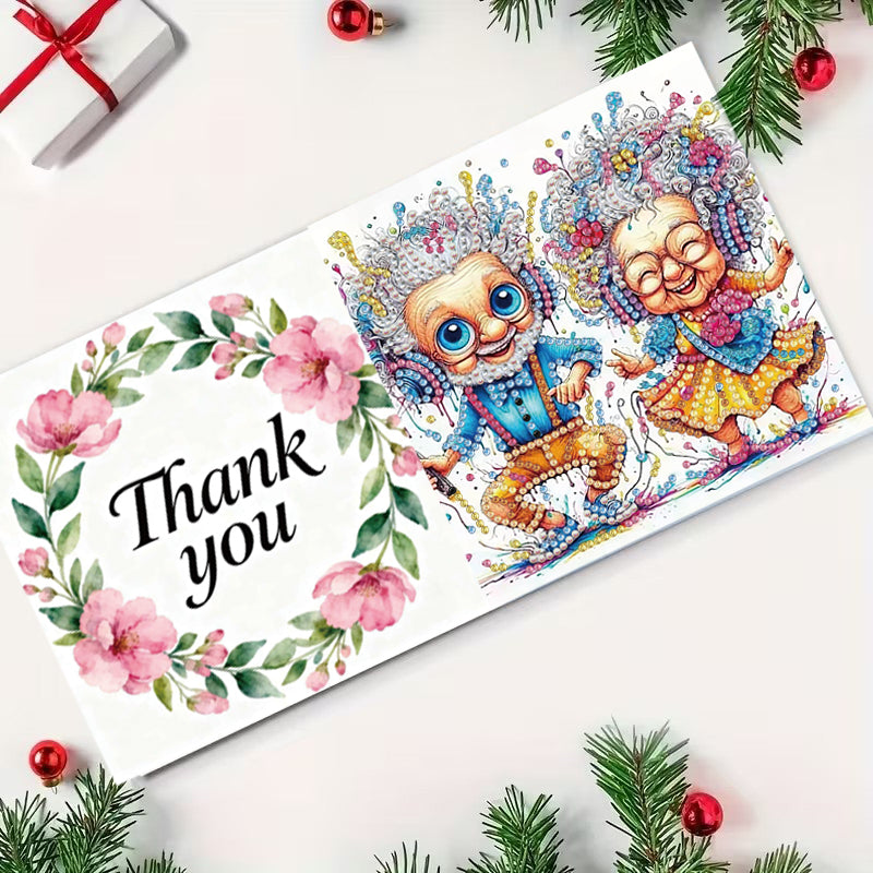 DIY Diamond Painting Card Kit for Celebrations - 6 Pack