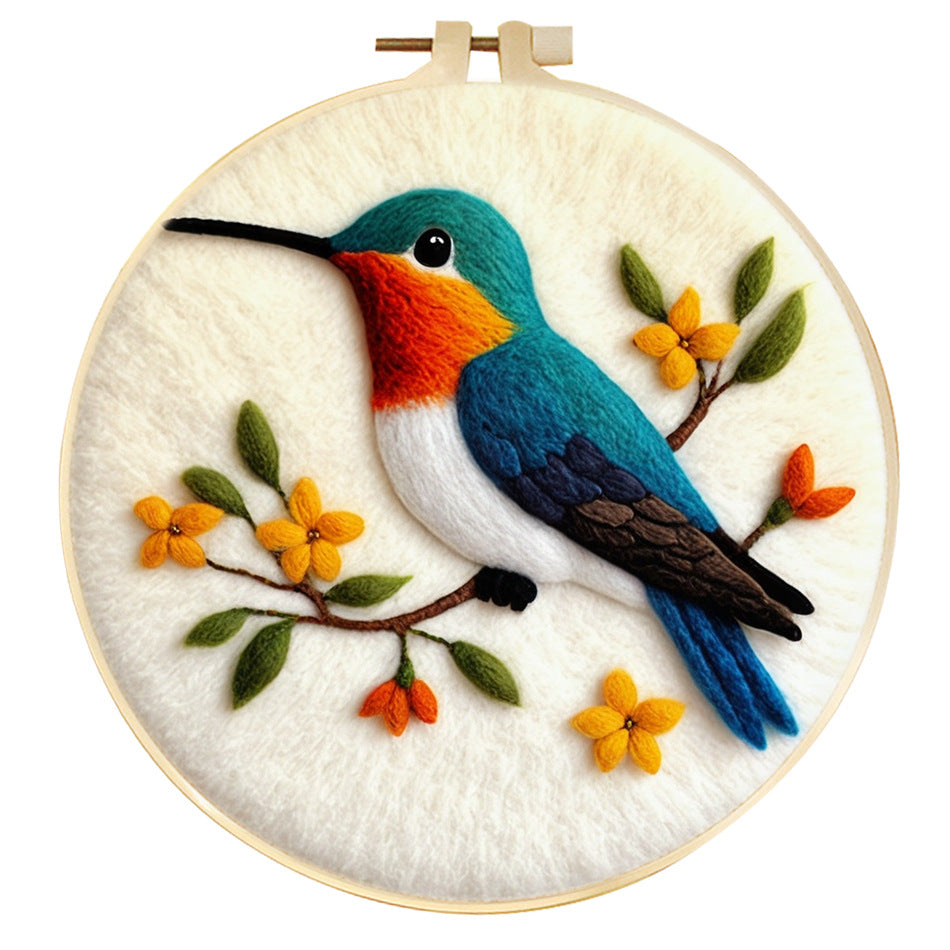 Handmade Embroidery Fabric Kit - 20x20 Linen Material for Crafting
