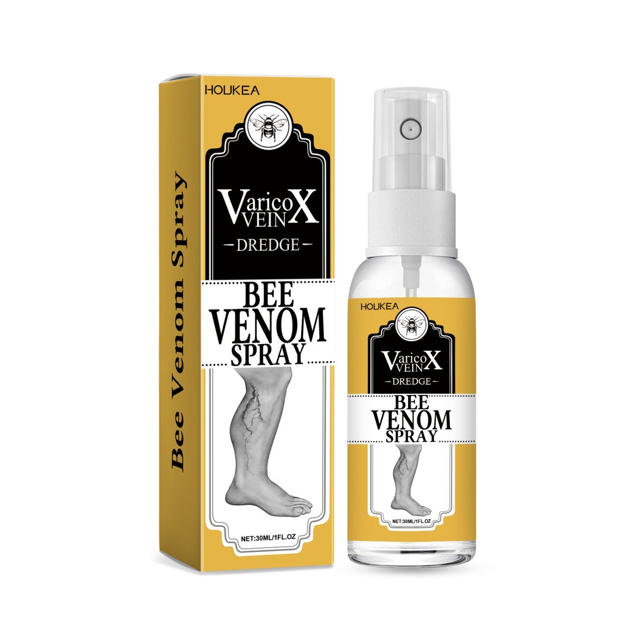 Leg Soothing Spray 30ml - Menthol Ginger Arnica Relief for Legs