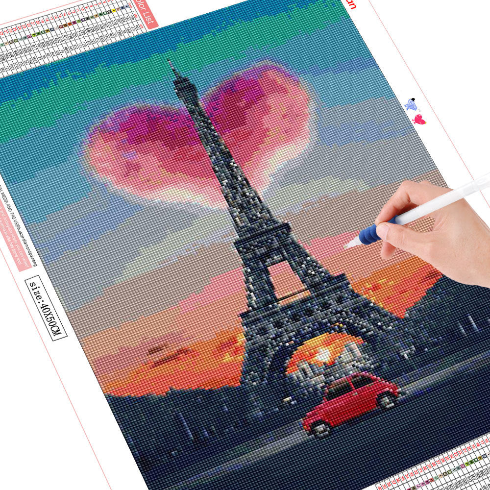 Diamond Painting Kit Full Square & Round Landscape Wall Art - DIY Mosaic
