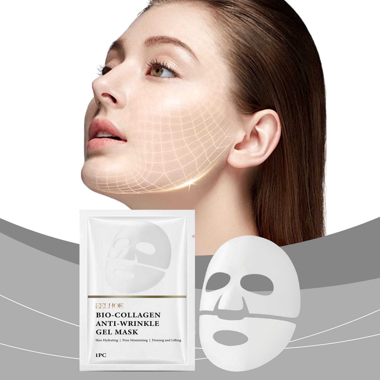 Hydrating Collagen Facial Mask - Deep Moisturizing & Skin Brightening