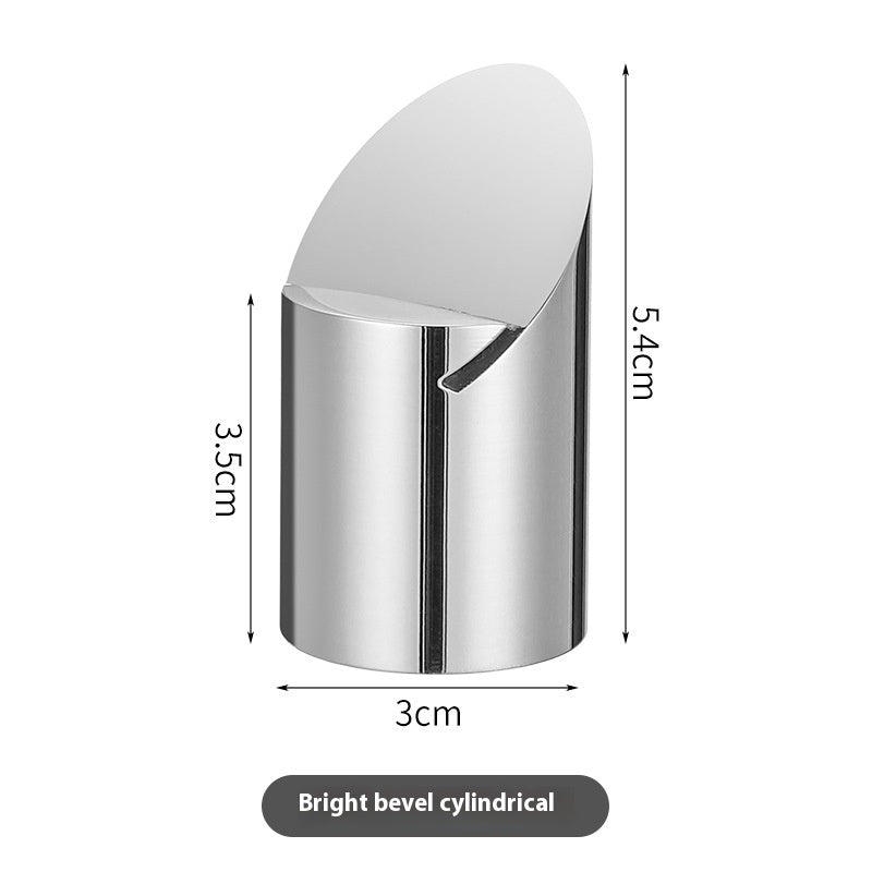 Minimalist Stainless Steel Seat Plate for Home and Garden Decor