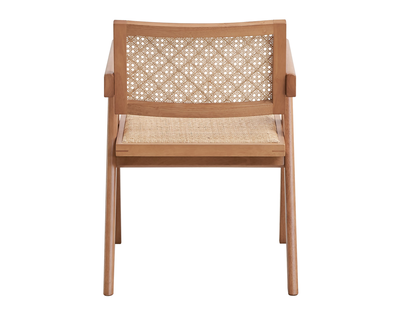 Velentina Rattan Arm Chair Set of 2 - Natural Finish