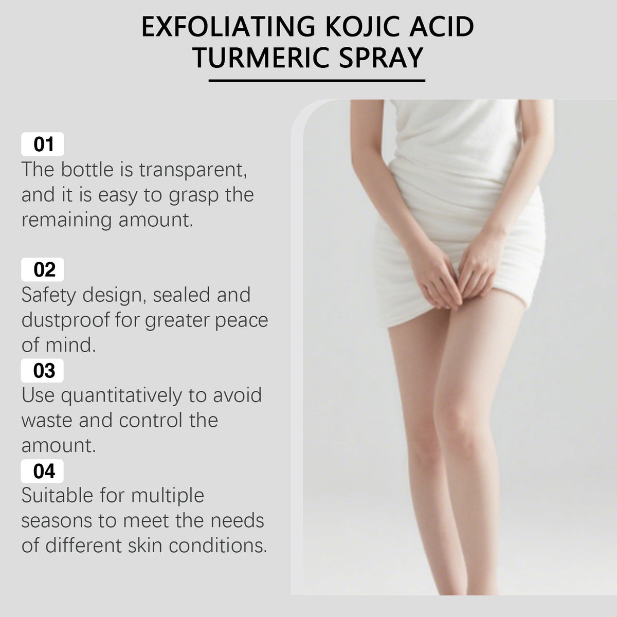 Kojic Acid Turmeric Skin Cleaning Spray