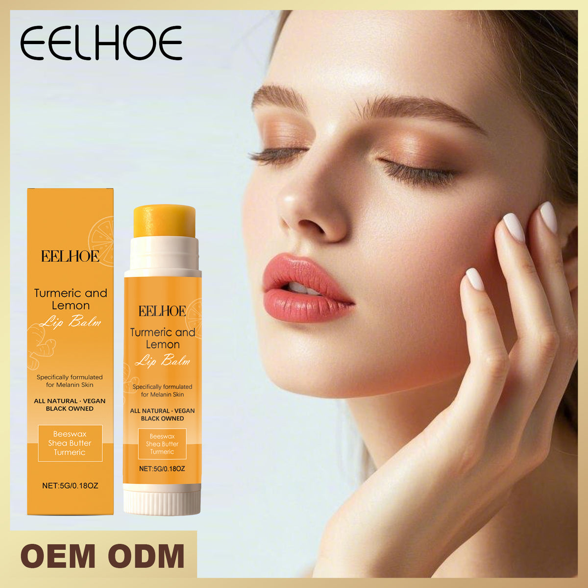 Turmeric Lemon Lipstick 5g 1 Box
