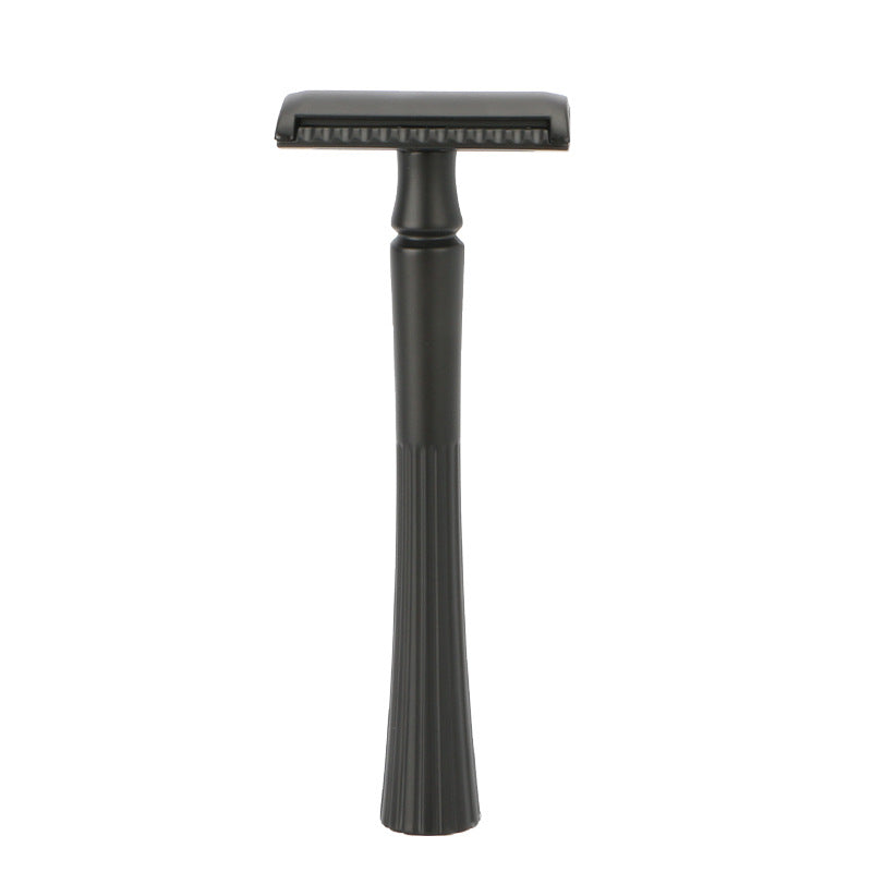 Electroplating Double Sided Metal Razor - Home Bathroom Storage