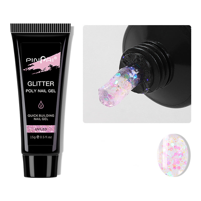 Nail Extension Glue with Sequin Gel - 15g
