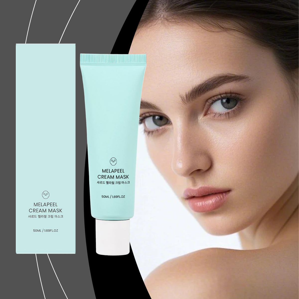 Whitening Peeling Mask for Facial Care - Brightening Skin Treatment