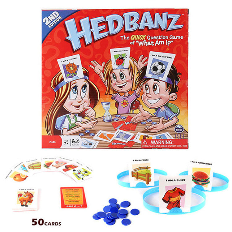 Guessing Card Game for Kids & Adults - Interactive What Am I? Board Game