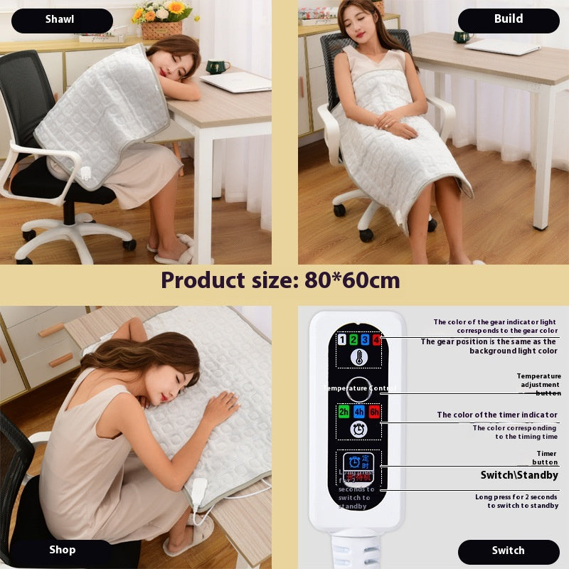 Intelligent Temperature Control Heated Blanket for Winter Home Use