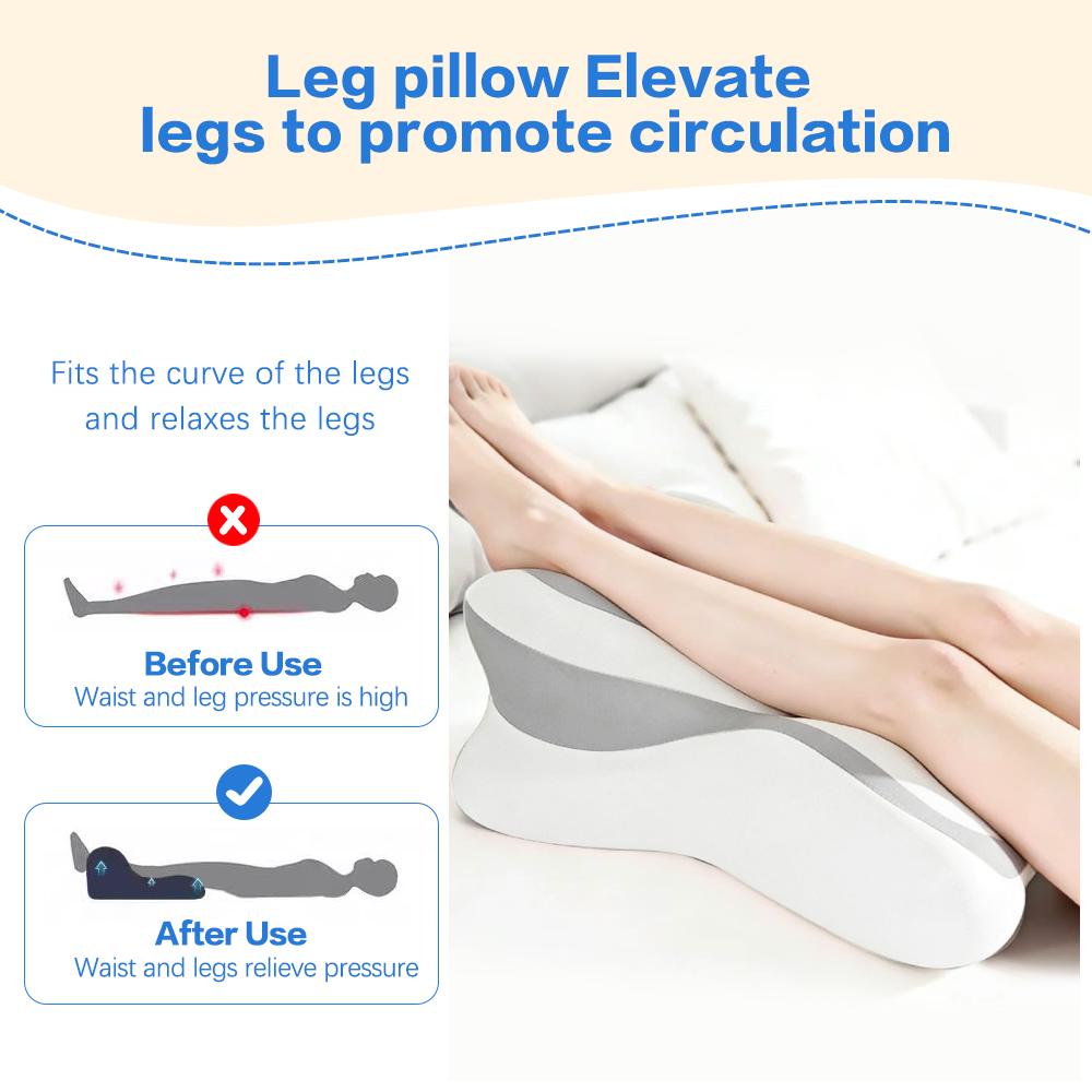 Ergonomic Heart-Shaped Memory Foam Chest Support Pillow