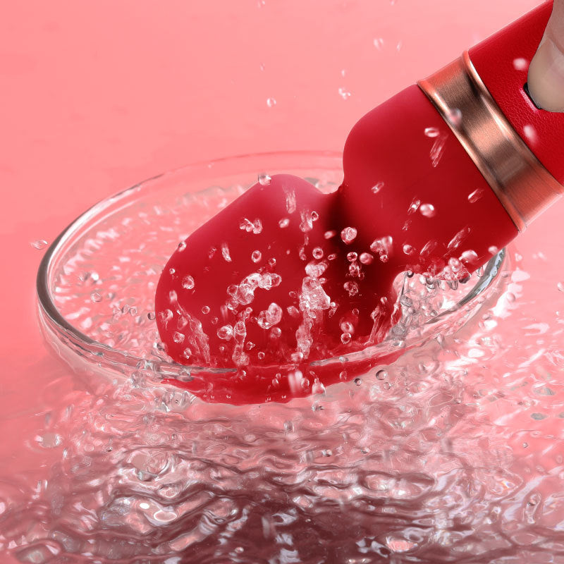 Red Electric Massager for Relaxation - Home Wellness Device