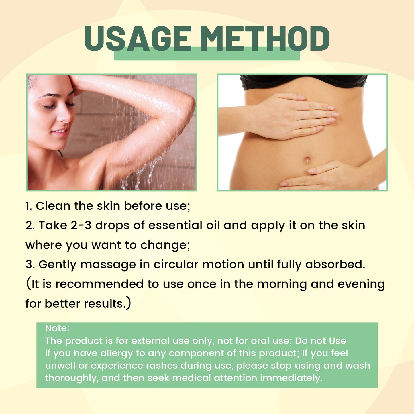 Collagen Firming Body Oil - Moisturizing Massage Oil for Skin Tightening
