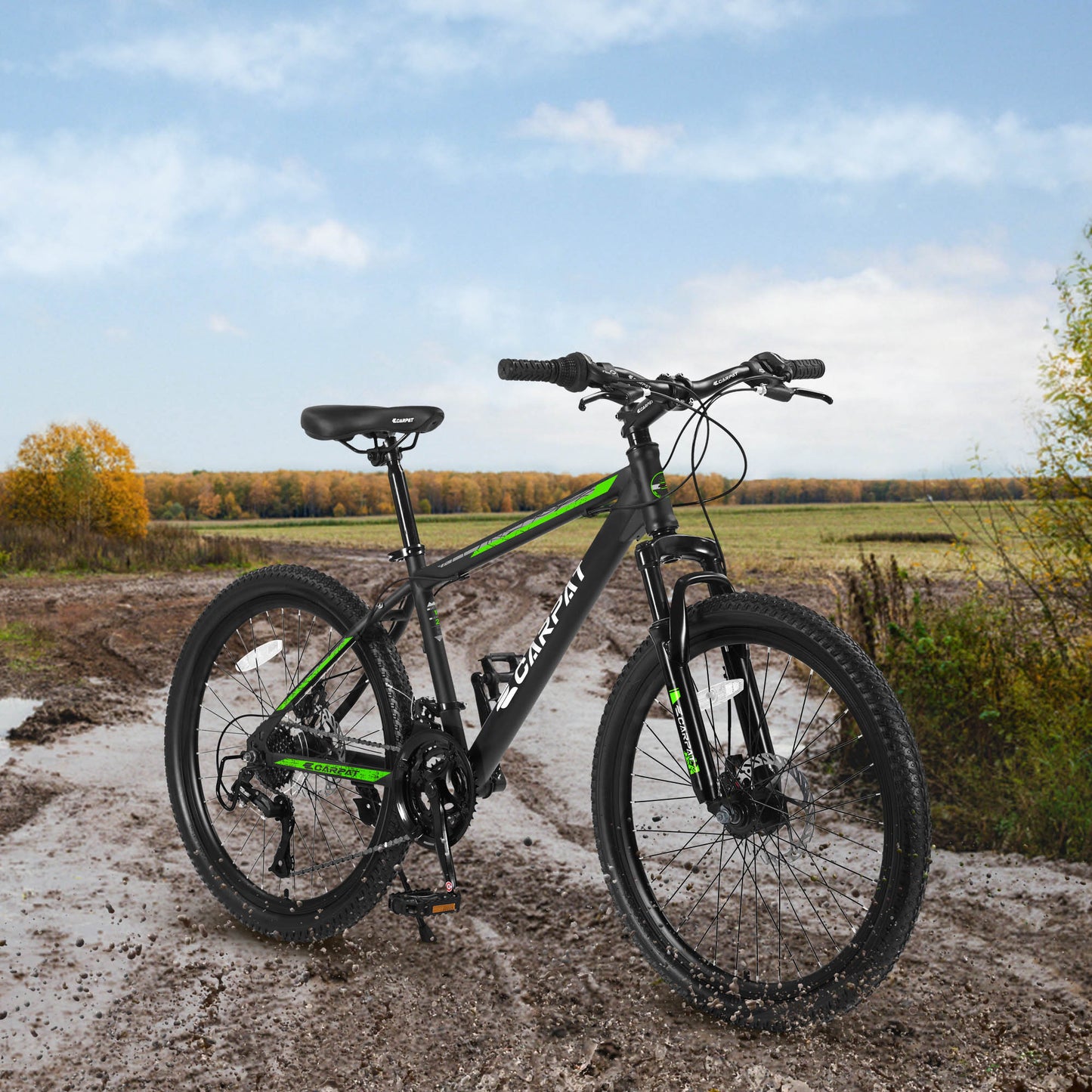 26 Inch Mountain Bike with Shimano 21 Speeds & Disc Brakes