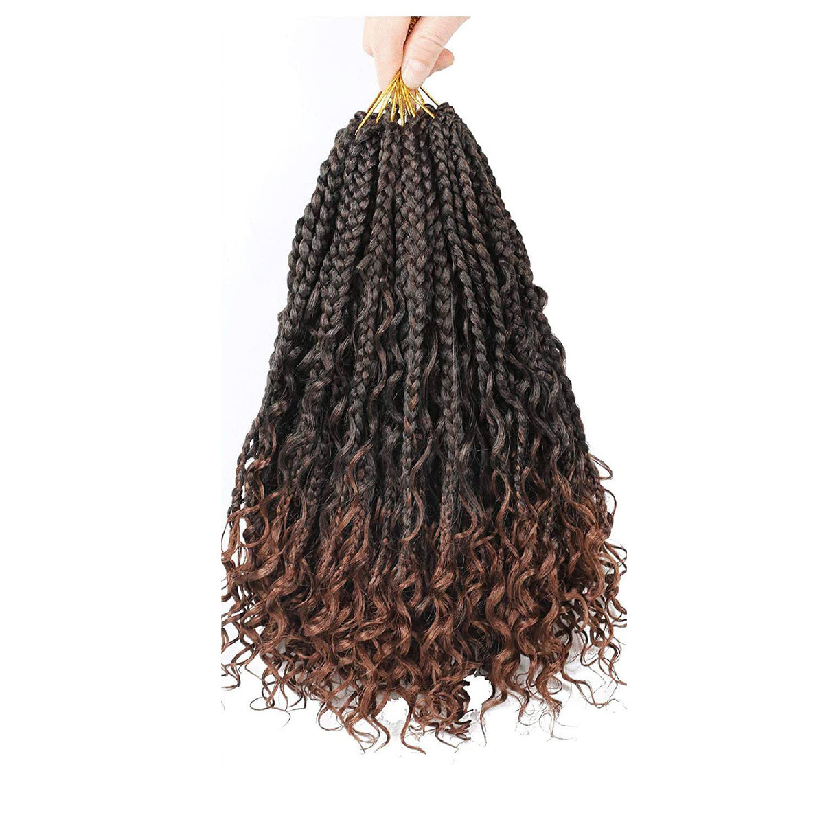 African Braiding Crochet Hair - Three-Strand Synthetic Hair Extensions