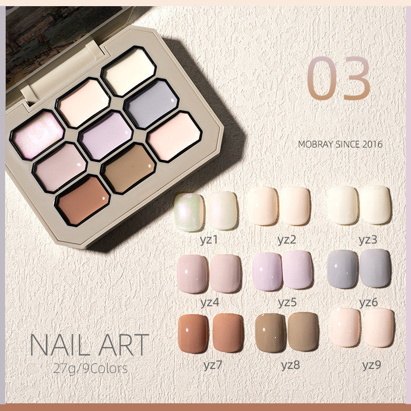 Solid Nail Polish Set - 4 Colors