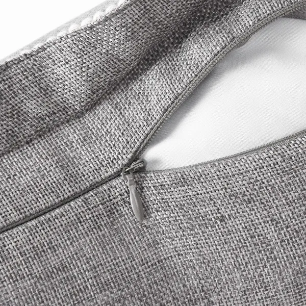 Retro Linen Trimmed Pillowcases - Set of 2, 20x20 inches