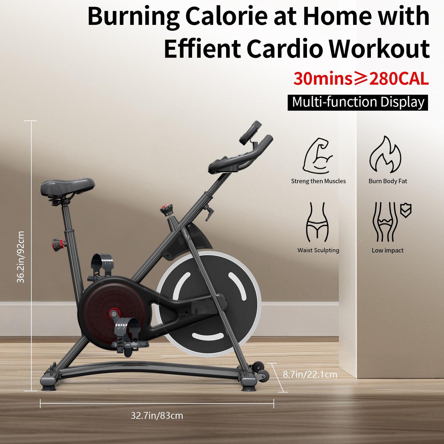 Ultimate Exercise Bike for Home Gym - Compact & Durable