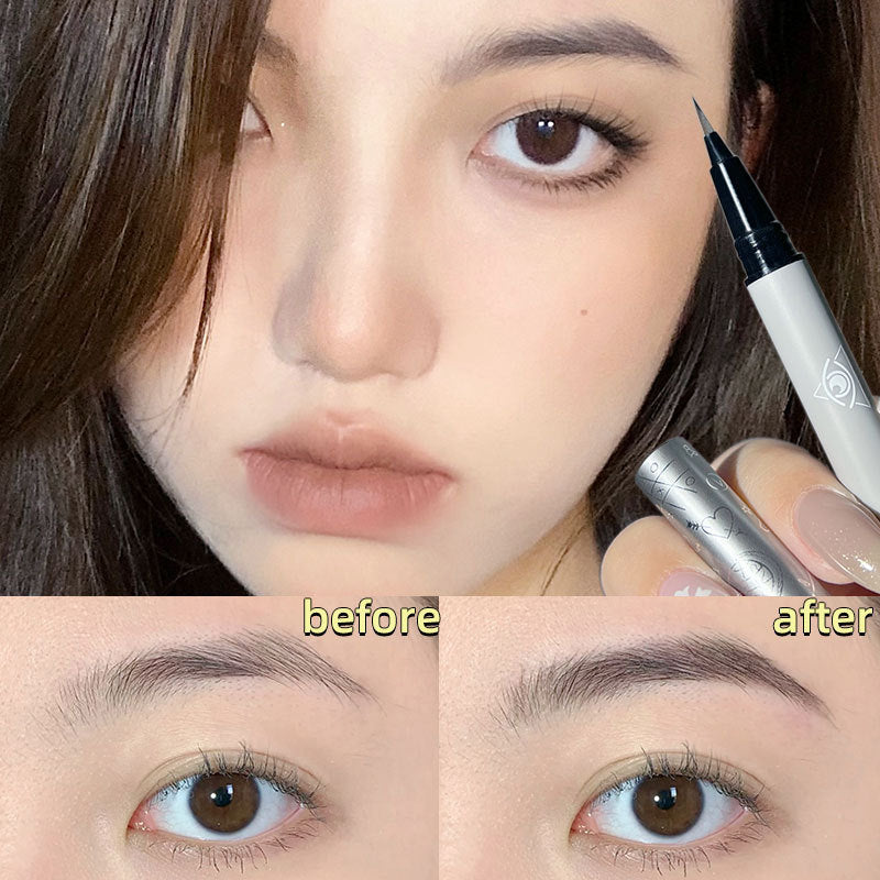 Waterproof Non-Smudging Eyebrow Pencil - Durable, Fine Tip for Precise Makeup